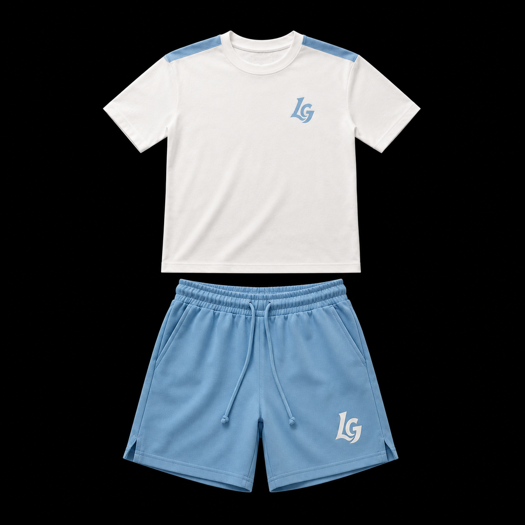 Set Blue and White