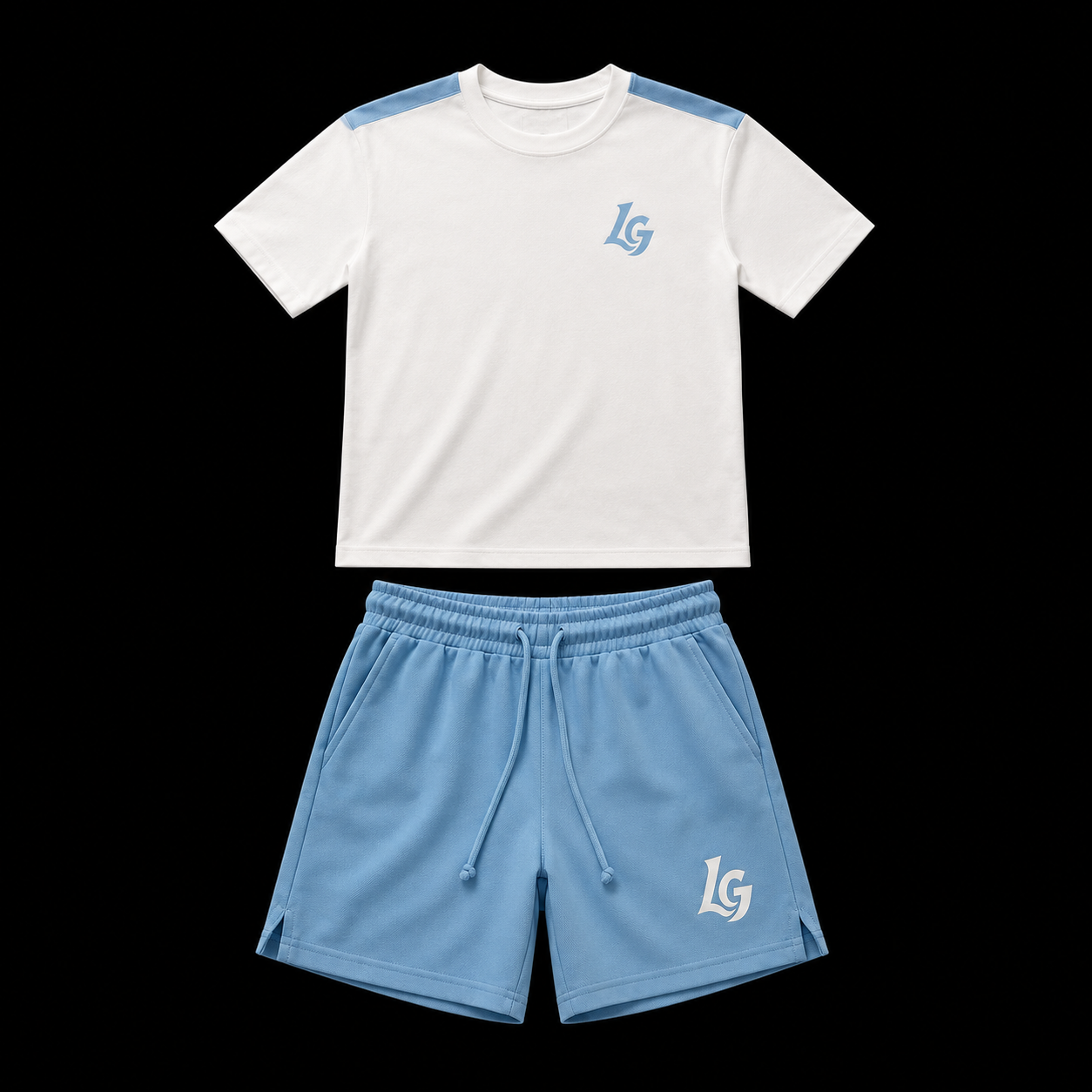 Set Blue and White